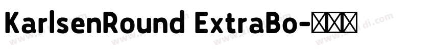 KarlsenRound ExtraBo字体转换
